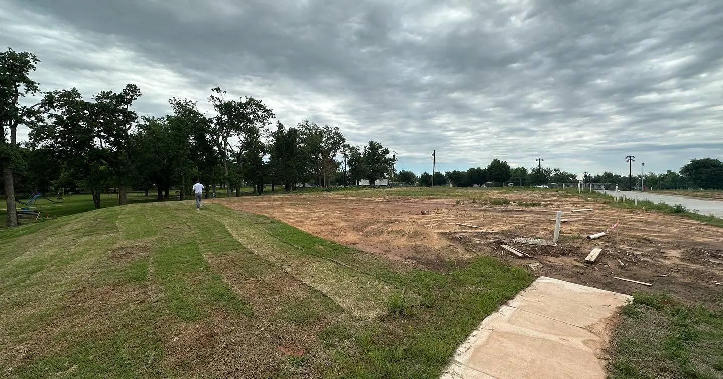 Active ground-up construction site in Texas by Trinity Construction Services