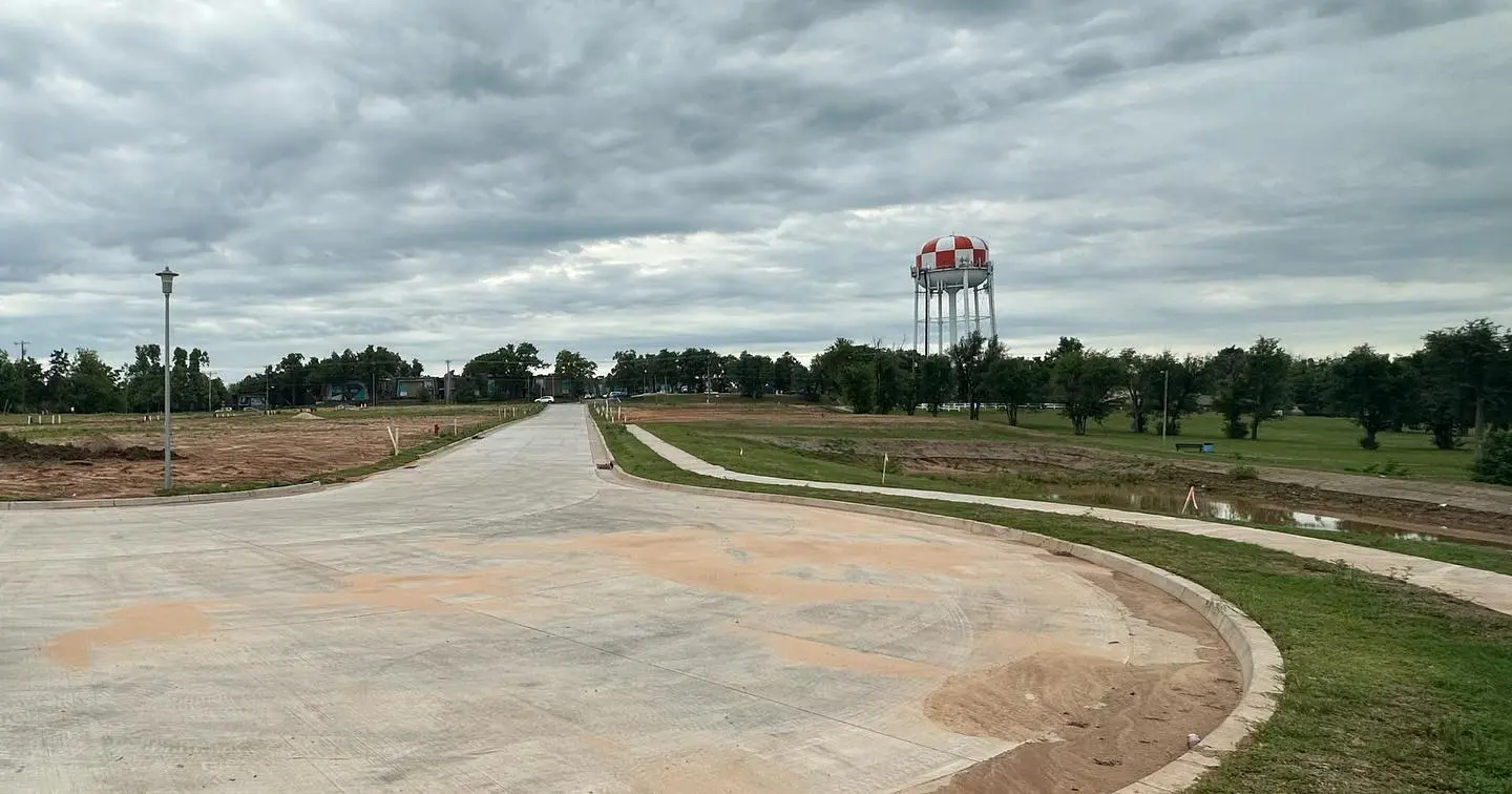 New concrete paving construction in Texas by Trinity Construction Services